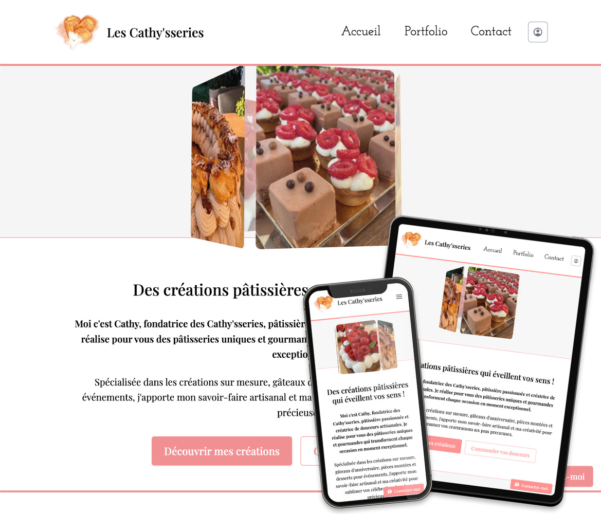 Les Cathysseries - Site vitrine