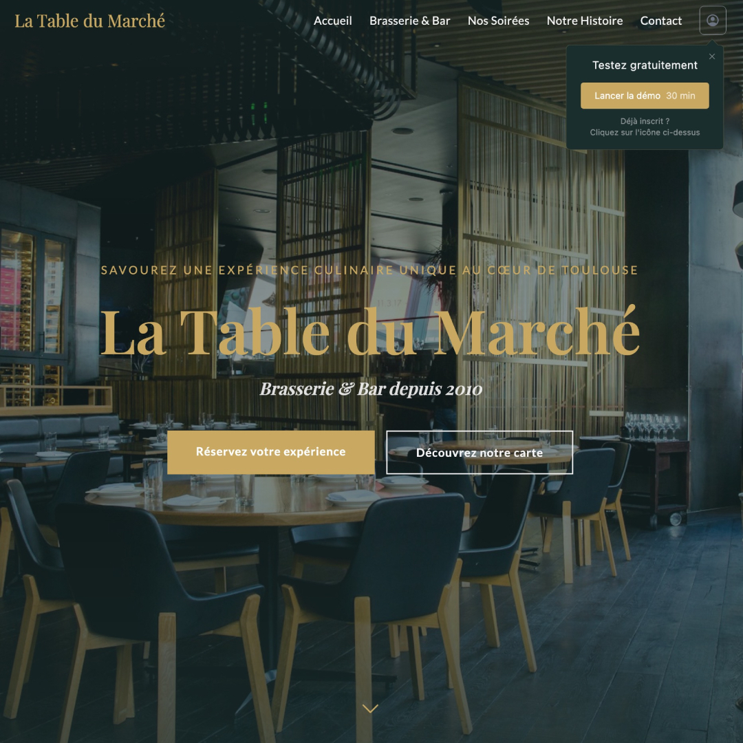 Resto Demo - Site restaurant NPC System